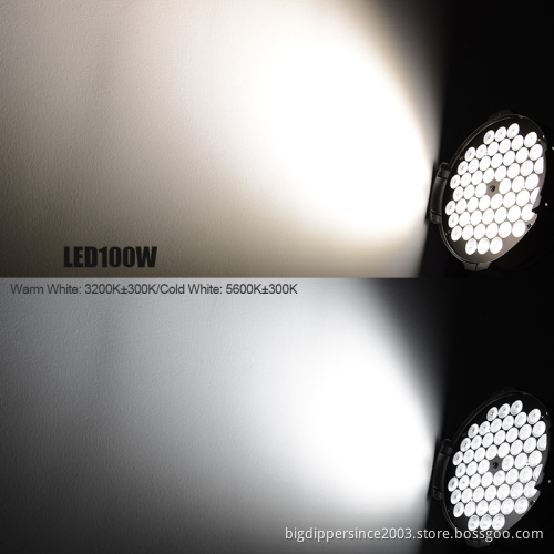 Big Dipper Betopper SevenStars New arrival LC003-H warm white+Cold White LED Par Light stage led light